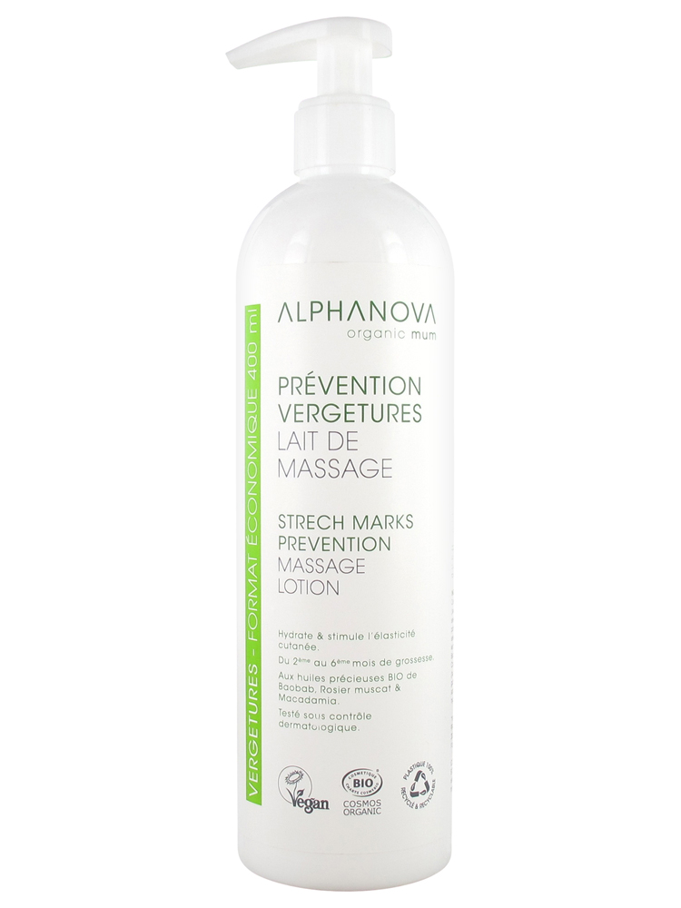 Alphanova Santé Lait de Massage Prévention Vergetures ®